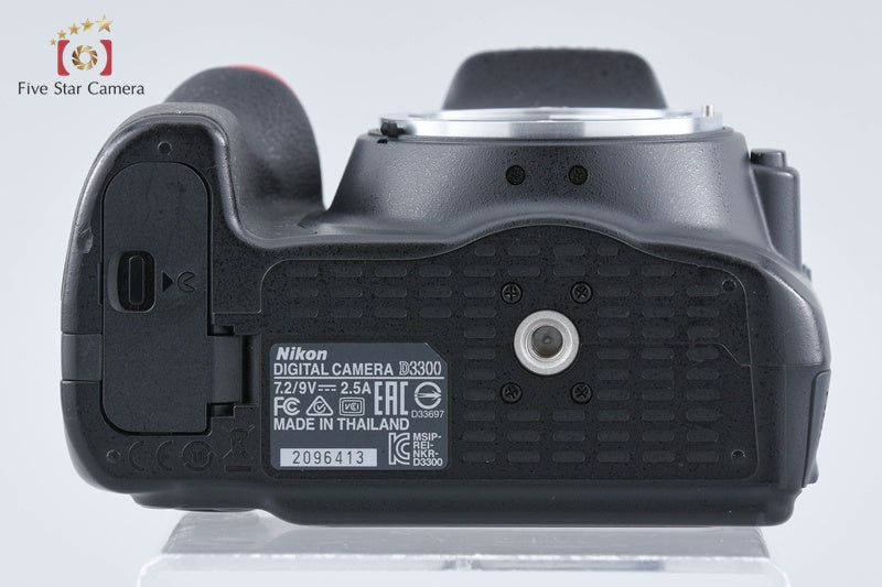Nikon D3300 Black 24.2 MP DSLR Camera Body