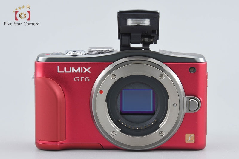 Panasonic LUMIX DMC-GF6 Red 16.0 MP 14-42 45-150 Lenses [Japanese Language Only]