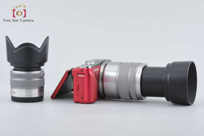 Panasonic LUMIX DMC-GF6 Red 16.0 MP 14-42 45-150 Lenses [Japanese Language Only]