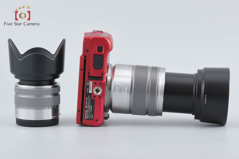 Panasonic LUMIX DMC-GF6 Red 16.0 MP 14-42 45-150 Lenses [Japanese Language Only]