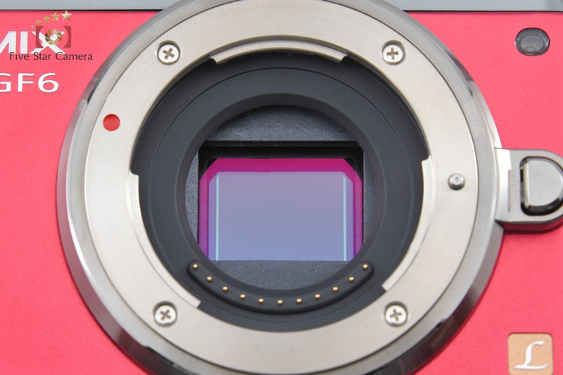 Panasonic LUMIX DMC-GF6 Red 16.0 MP 14-42 45-150 Lenses [Japanese Language Only]