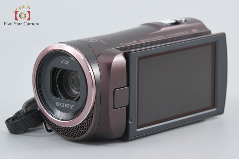 SONY HDR-CX480 Bordeaux Brown Digital HD Camcorder [Japanese Language Only]