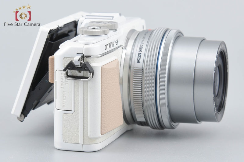 "Shutter count 2,525" Olympus PEN Lite E-PL7 White 16.1 MP 14-42 Lens