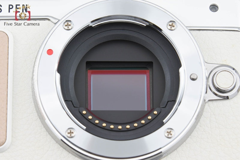 "Shutter count 2,525" Olympus PEN Lite E-PL7 White 16.1 MP 14-42 Lens