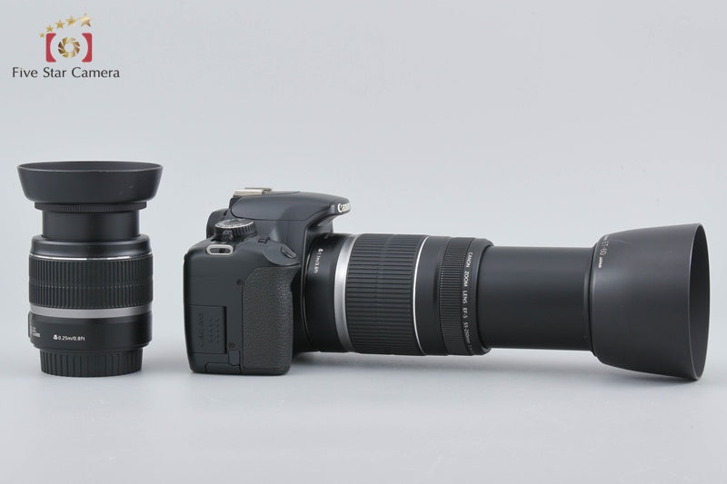 "Count 4,850" Canon EOS Kiss X2 / Rebel XSi / 450D 12.2 MP 18-55 55-250 Lenses