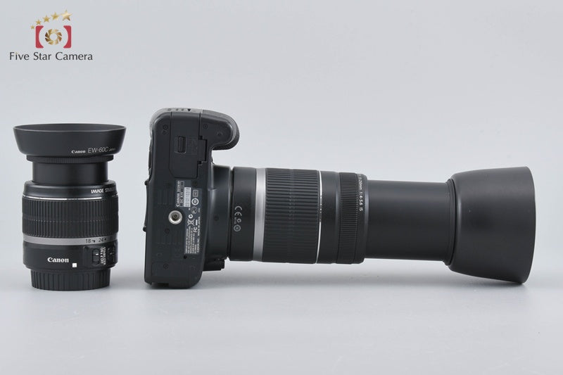 "Count 4,850" Canon EOS Kiss X2 / Rebel XSi / 450D 12.2 MP 18-55 55-250 Lenses