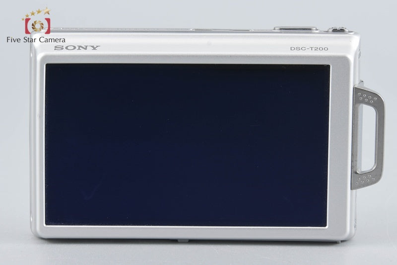 SONY Cyber-shot DSC-T200 Silver Digital Camera [Japanese Language Only]