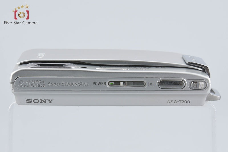 SONY Cyber-shot DSC-T200 Silver Digital Camera [Japanese Language Only]