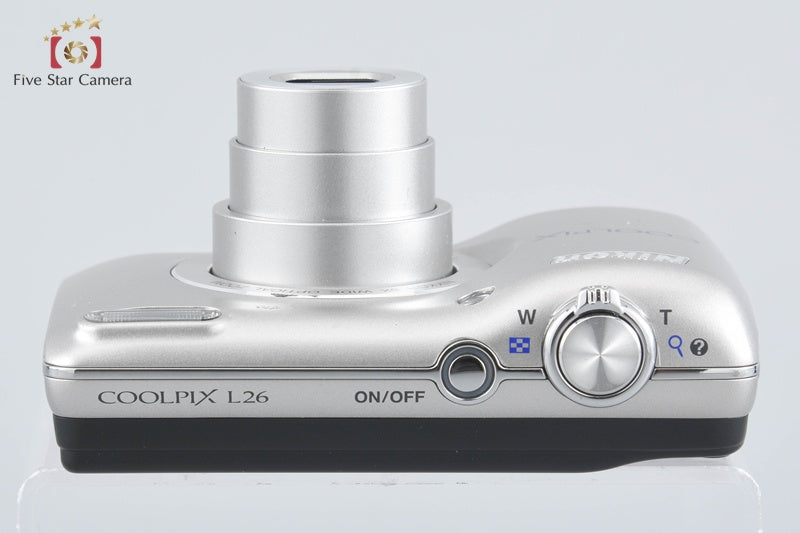 Nikon COOLPIX L26 Silver 16.1 MP Digital Camera