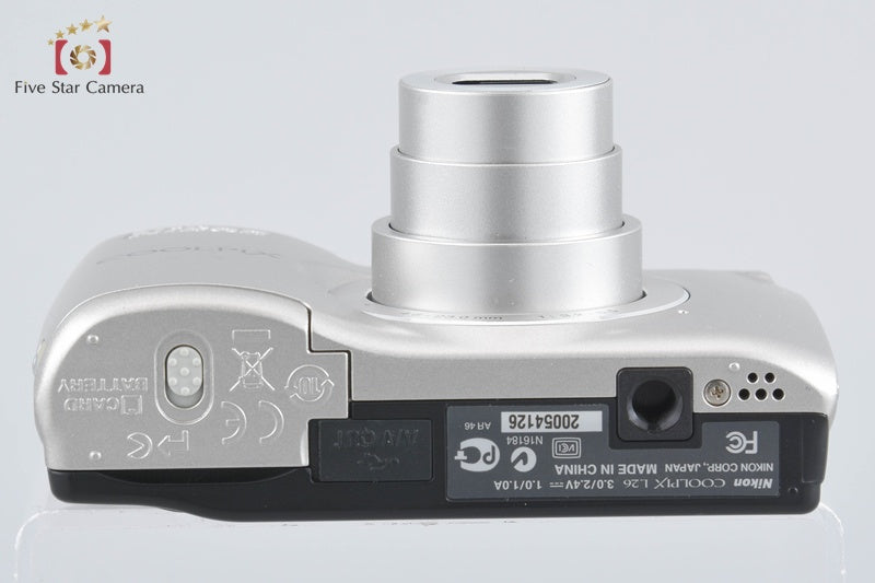 Nikon COOLPIX L26 Silver 16.1 MP Digital Camera