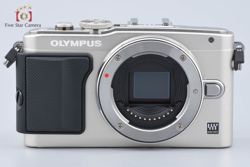 "Count 130" Olympus PEN Lite E-PL6 Silver 16.1 MP M.ZUIKO 14-42 II R Lens