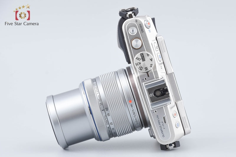 "Count 130" Olympus PEN Lite E-PL6 Silver 16.1 MP M.ZUIKO 14-42 II R Lens