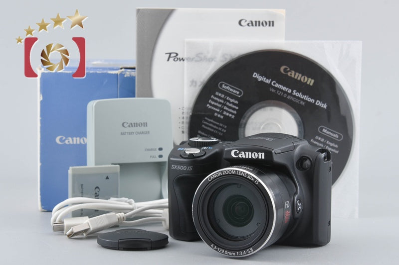 Canon PowerShot SX500 IS 16.0 MP Digital Camera w/ Box