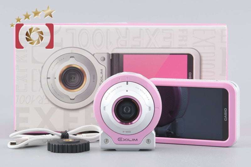 Casio EXILIM EX-FR100L Pink 10.2 MP Digital Camera w/ Box