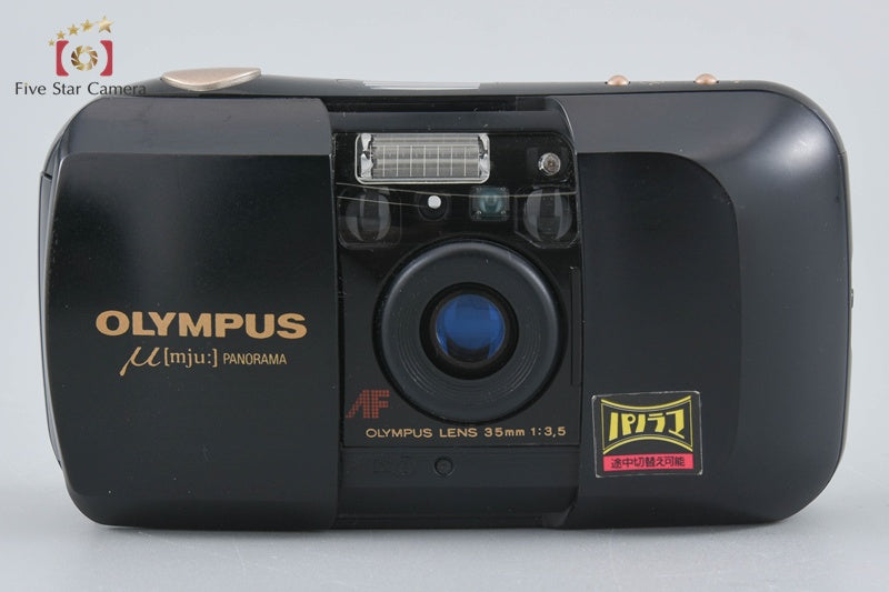 Olympus μ[mju:] PANORAMA 35mm Point & Shoot Film Camera w/ Box