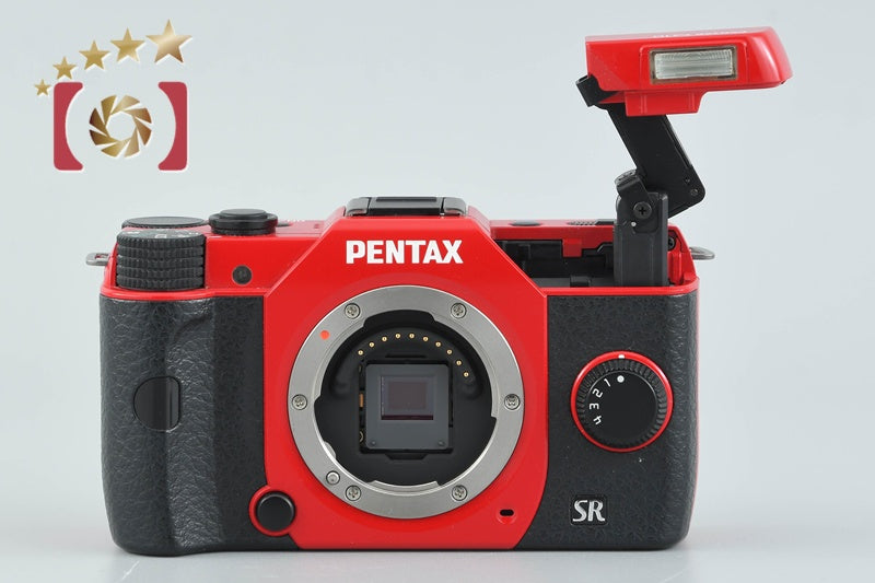 "Shutter count 4,020" PENTAX Q10 Red 12.4 MP Digital Camera 5-15 Lens