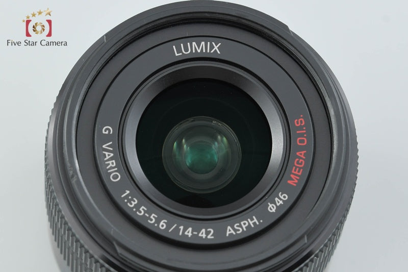 Panasonic LUMIX G VARIO 14-42mm f/3.5-5.6 ASPH. MEGA O.I.S. H-FS1442A Black