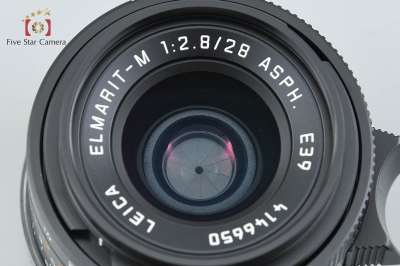 Leica ELMARIT-M 28mm f/2.8 ASPH. E39 11606 Black
