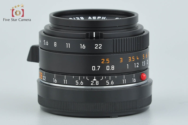 Leica ELMARIT-M 28mm f/2.8 ASPH. E39 11606 Black