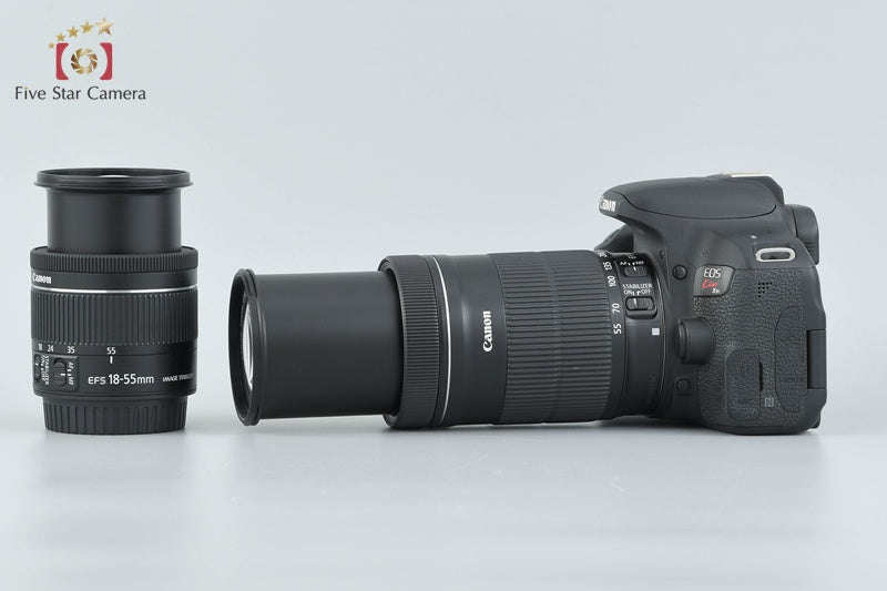 "Count 5,675" Canon EOS Kiss X9i / Rebel T7i / 800D 24.2 MP 18-55 55-250 Lenses