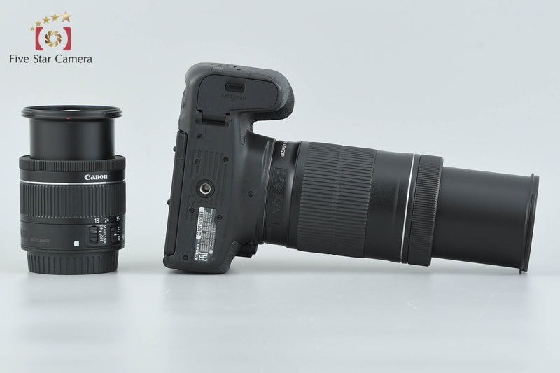 "Count 5,675" Canon EOS Kiss X9i / Rebel T7i / 800D 24.2 MP 18-55 55-250 Lenses