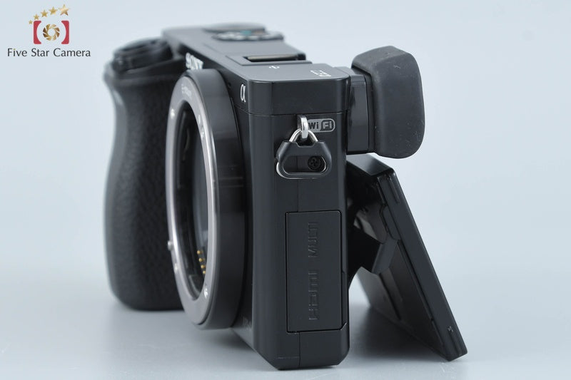 Sony Alpha α6000 ILCE-6000 Black 24.3 MP Digital Camera [Japanese Language Only]