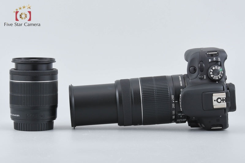 "Count 5,097" Canon EOS Kiss X7 / Rebel SL1 / 100D 18.0 MP 18-55 55-250 Lenses