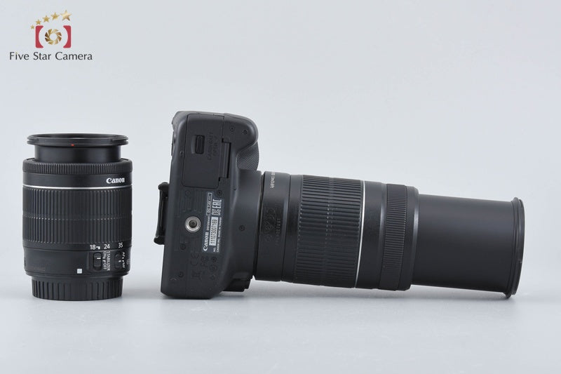 "Count 5,097" Canon EOS Kiss X7 / Rebel SL1 / 100D 18.0 MP 18-55 55-250 Lenses