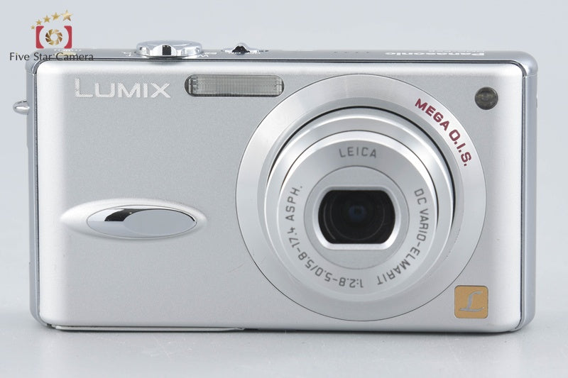 Panasonic LUMIX DMC-FX8 Silky Silver 5.0 MP Digital Camera w/ Box