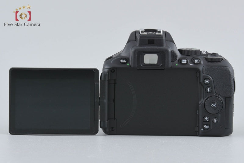 "Count 3,123" Nikon D5600 24.2 MP SLR Digital Camera 18-55 VR Lens