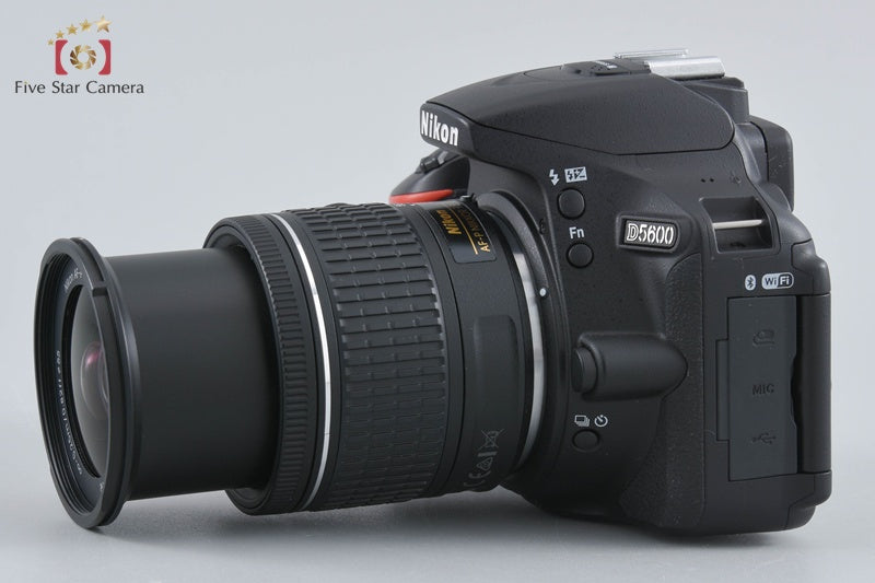 "Count 3,123" Nikon D5600 24.2 MP SLR Digital Camera 18-55 VR Lens