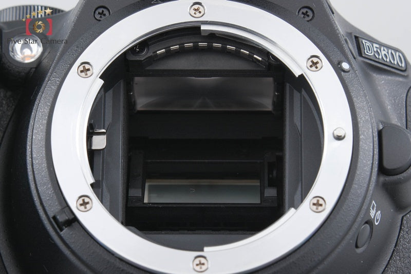 "Count 3,123" Nikon D5600 24.2 MP SLR Digital Camera 18-55 VR Lens