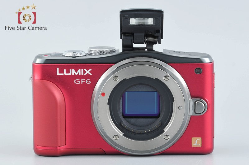 Panasonic LUMIX DMC-GF6 Red 16.0 MP 14-42 45-150 Lenses [Japanese Language Only]