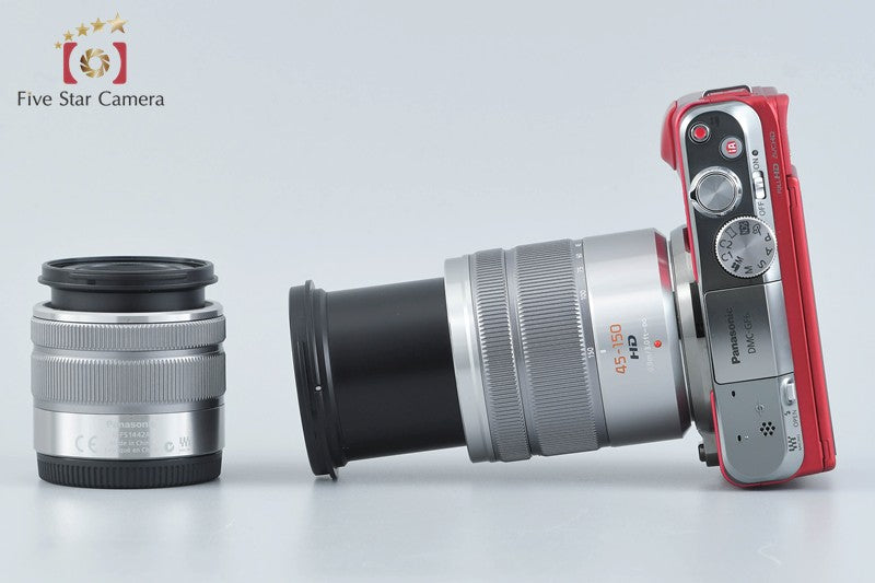 Panasonic LUMIX DMC-GF6 Red 16.0 MP 14-42 45-150 Lenses [Japanese Language Only]