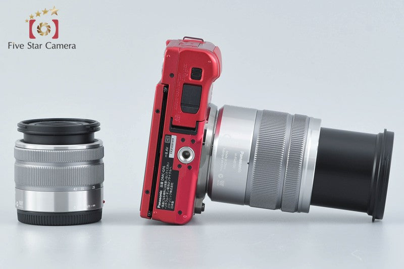 Panasonic LUMIX DMC-GF6 Red 16.0 MP 14-42 45-150 Lenses [Japanese Language Only]