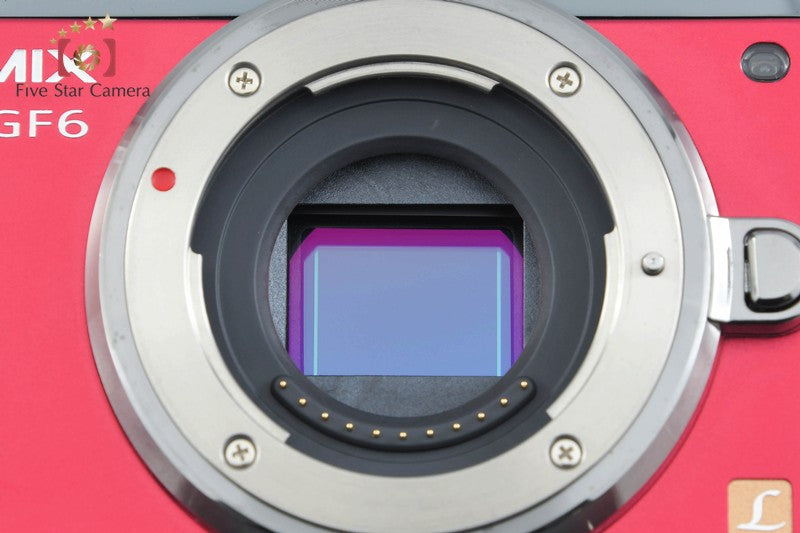 Panasonic LUMIX DMC-GF6 Red 16.0 MP 14-42 45-150 Lenses [Japanese Language Only]