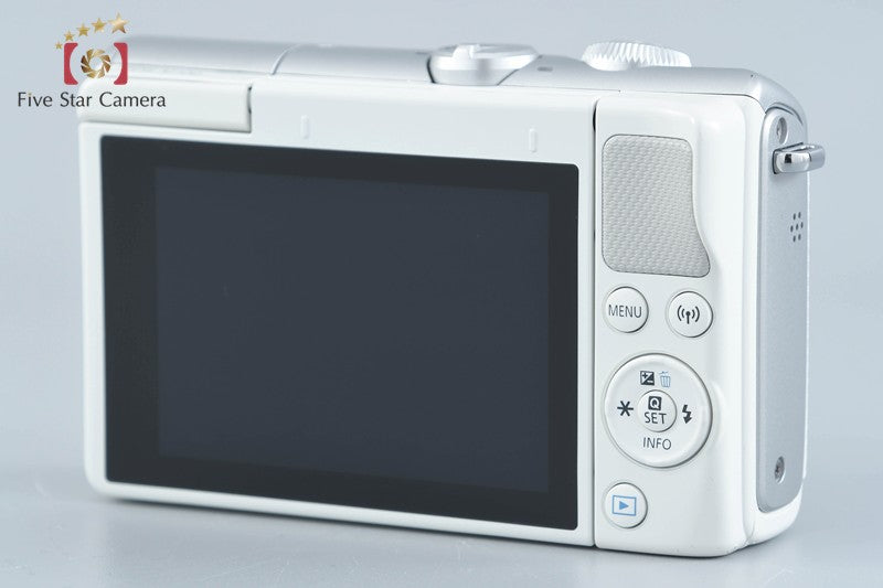 Canon EOS M100 White 24.2 MP Digital Camera EF-M 15-45 IS STM Lens