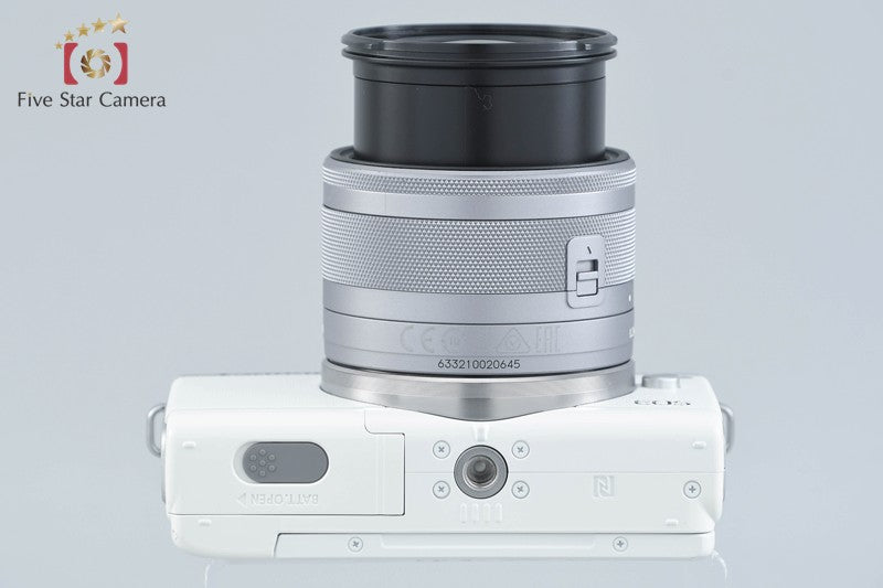 Canon EOS M100 White 24.2 MP Digital Camera EF-M 15-45 IS STM Lens