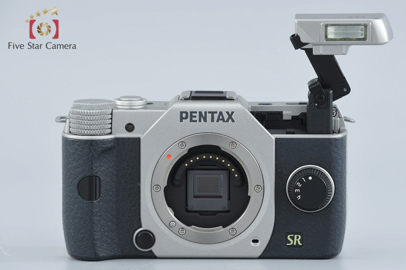 "Shutter count 2,597" PENTAX Q7 Silver 12.4 MP Digital Camera 5-15 Lens