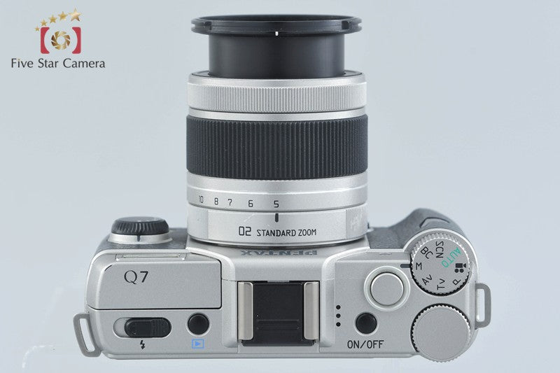 "Shutter count 2,597" PENTAX Q7 Silver 12.4 MP Digital Camera 5-15 Lens