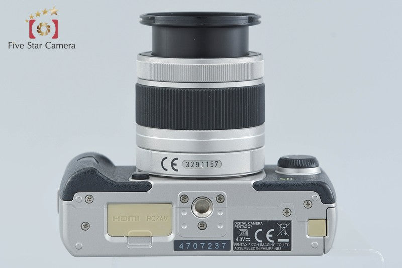 "Shutter count 2,597" PENTAX Q7 Silver 12.4 MP Digital Camera 5-15 Lens