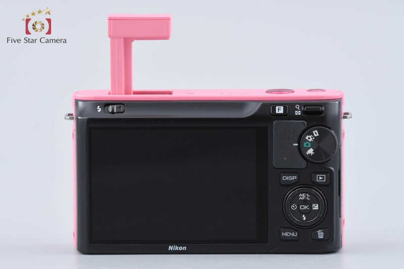 "Shutter count 122" Nikon 1 J1 Pink 10.1 MP Digital Camera Body