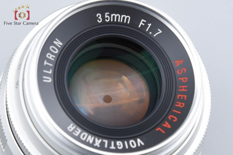 Voigtlander ULTRON 35mm f/1.7 Aspherical Silver L39 LTM Leica Thread Mount