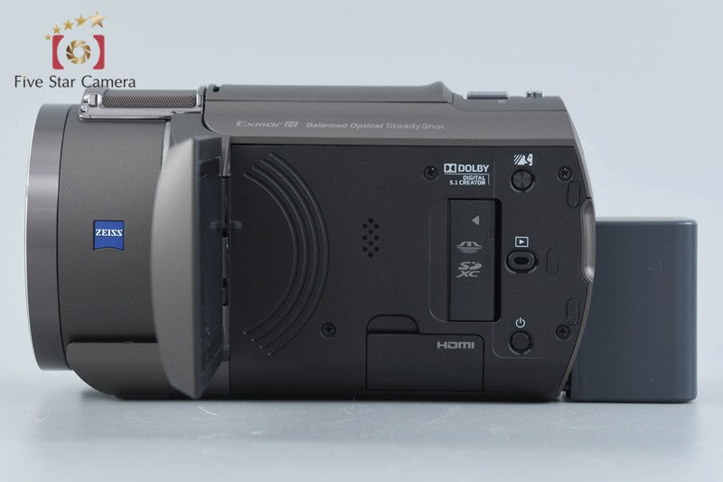 SONY HANDYCAM FDR-AX40 Bronze Brown 4K Handycam w/ Box [Japanese Language Only]