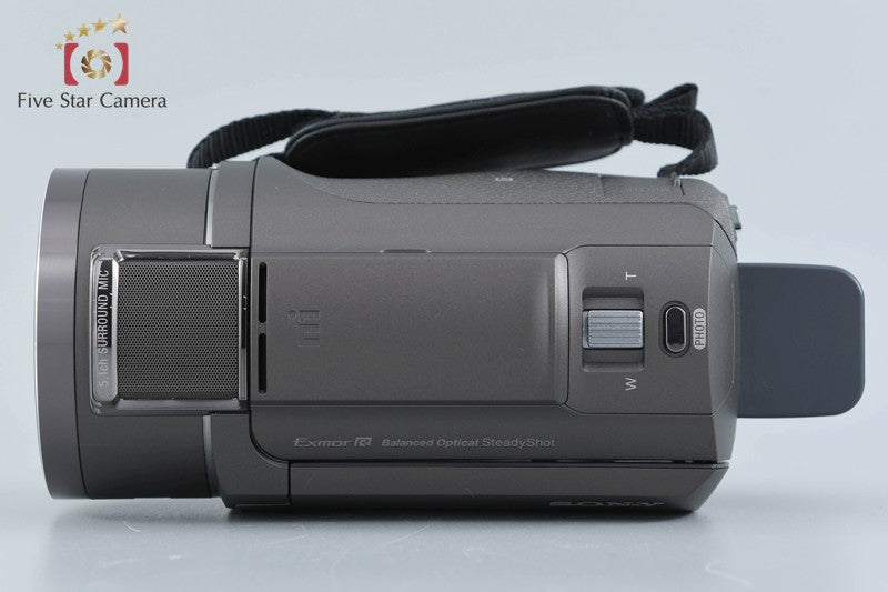 SONY HANDYCAM FDR-AX40 Bronze Brown 4K Handycam w/ Box [Japanese Language Only]