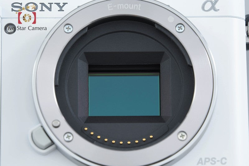 Sony Alpha α6000 ILCE-6000 White 16-50 55-210 Lenses [Japanese Language Only]