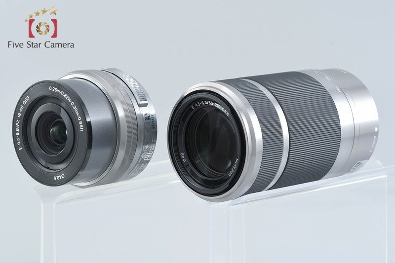 Sony Alpha α6000 ILCE-6000 White 16-50 55-210 Lenses [Japanese Language Only]