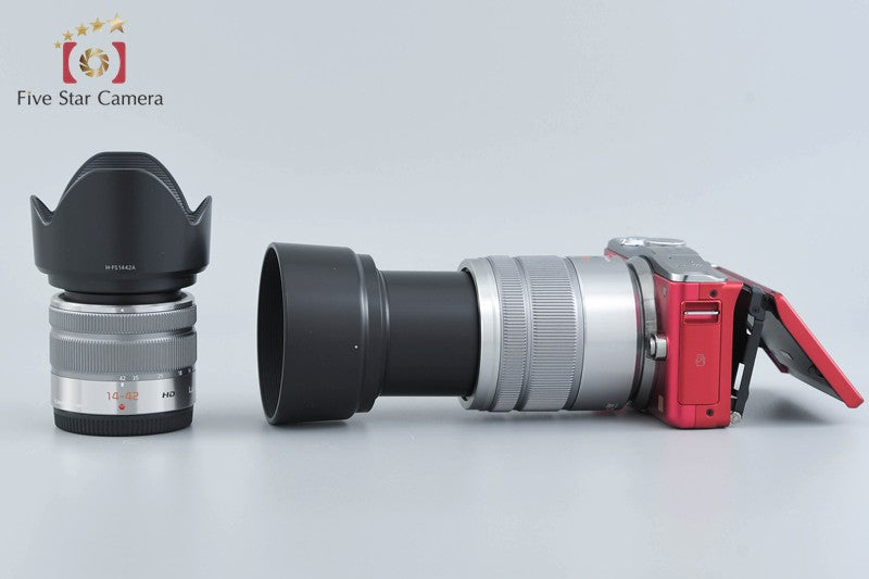 Panasonic LUMIX DMC-GF6 Red 14-42 45-150 Lens w/ Box [Japanese Language Only]