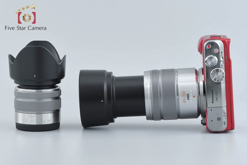 Panasonic LUMIX DMC-GF6 Red 14-42 45-150 Lens w/ Box [Japanese Language Only]