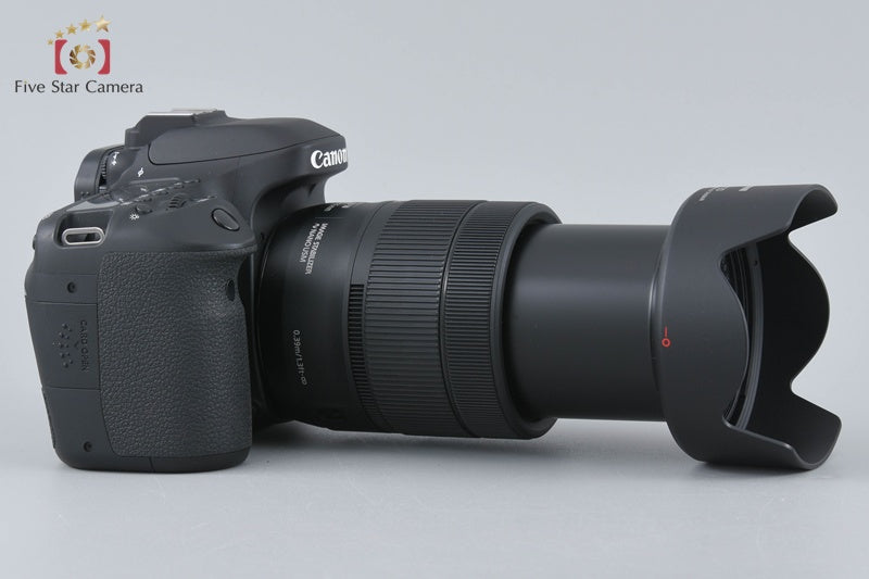 "Count 267" Canon EOS 80D 24.2 MP Digital SLR Camera EF-S 18-135 IS USM Lens